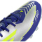 adidas F50 Club FG/MG Fußballschuhe IH0916 - silver met./solar yellow/lucid blue 42