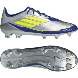 adidas F50 Elite Messi FG Fußballschuhe IH0915 - silver met./solar yellow/lucid blue 47 1/3