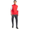 adidas Squadra 25 1/4-Zip Sweatshirt Herren JD2984 - team power red 2/white XS
