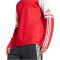 adidas Squadra 25 1/4-Zip Sweatshirt Herren JD2984 - team power red 2/white XS