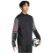 adidas Squadra 25 1/4-Zip Sweatshirt Herren JD1629 - black/team grey four/pure ruby S