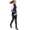 adidas Squadra 25 Trainingsjacke Kinder JE2766 - black/white 128
