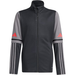 adidas Squadra 25 Trainingsjacke Kinder JD1631 - black/team grey four/pure ruby 116