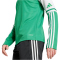 adidas Squadra 25 1/4-Zip Sweatshirt Damen JP3159 - team green/white XXS