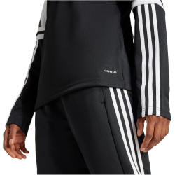 adidas Squadra 25 1/4-Zip Sweatshirt Damen JE2763 - black/white XS