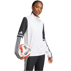 adidas Squadra 25 1/4-Zip Sweatshirt Damen JD3021 - white XXS