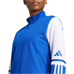 adidas Squadra 25 1/4-Zip Sweatshirt Damen JD3019 - team royal blue/white XS