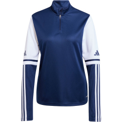 adidas Squadra 25 1/4-Zip Sweatshirt Damen JD3017 - team navy blue 2/white XS