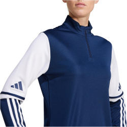 adidas Squadra 25 1/4-Zip Sweatshirt Damen JD3017 - team navy blue 2/white XS