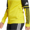adidas Squadra 25 Kapuzenjacke Kinder JP3386 - team yellow/black/white 116