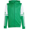 adidas Squadra 25 Kapuzenjacke Kinder JP3163 - team green/white 116