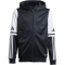adidas Squadra 25 Kapuzenjacke Kinder JE2756 - black/white 116
