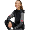 adidas Squadra 25 Kapuzenjacke Kinder JD6087 - black/team grey four/pure ruby 116