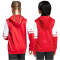 adidas Squadra 25 Kapuzenjacke Kinder JD4801 - team power red 2/white 116
