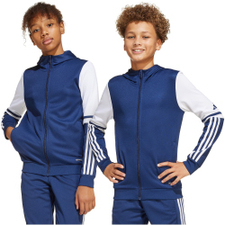 adidas Squadra 25 Kapuzenjacke Kinder JD4800 - team navy...