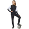 adidas Squadra 25 1/4-Zip Sweatshirt Kinder JE2749 - black/white 116