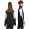 adidas Squadra 25 1/4-Zip Sweatshirt Kinder JE2749 - black/white 116