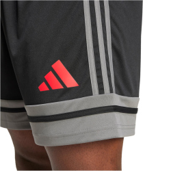 adidas Squadra 25 Fußballshorts Herren JN4447 - black/team grey four/pure ruby S