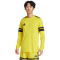 adidas Squadra 25 langarm Fußballtrikot Herren JF6077 - team yellow/black XS