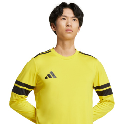 adidas Squadra 25 langarm Fußballtrikot Herren JF6077 - team yellow/black S