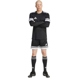 adidas Squadra 25 langarm Fußballtrikot Herren JF6073 - black/white S