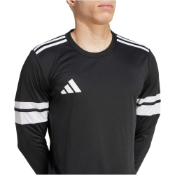 adidas Squadra 25 langarm Fußballtrikot Herren JF6073 - black/white S