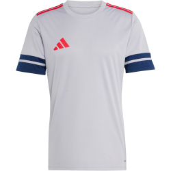 adidas Squadra 25 Fußballtrikot Herren JP3410 - glory grey/team navy blue 2/pure ruby XL