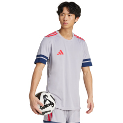 adidas Squadra 25 Fußballtrikot Herren JP3410 - glory grey/team navy blue 2/pure ruby XL