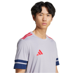 adidas Squadra 25 Fußballtrikot Herren JP3410 - glory grey/team navy blue 2/pure ruby XL