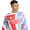 adidas FC Arsenal langarm Aufwärmshirt Herren 2024/25 JE7564 - better scarlet/white/black/clear aqua 3XL