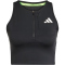 adidas Adizero Running Gel Pocket Cropped Laufshirt Damen JN7162 - black L