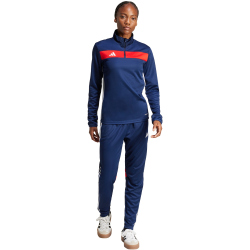 adidas Tiro 25 Essentials Trainingsanzug Damen JD0622 - team navy blue/red L