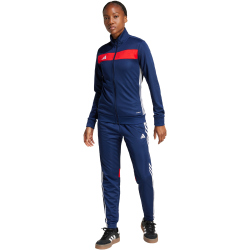 adidas Tiro 25 Essentials Trainingsanzug Damen JD0622 - team navy blue/red L