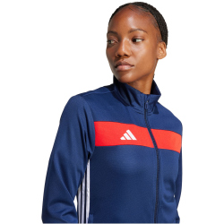 adidas Tiro 25 Essentials Trainingsanzug Damen JD0622 - team navy blue/red L
