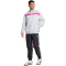 adidas Tiro 25 Essentials Woven Hoodie Herren JC5438 - clear grey/real magenta XL