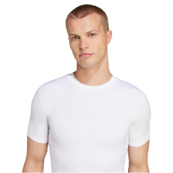 adidas Techfit Laufshirt Herren JP4675 - white XS