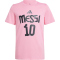 adidas Messi Name and Number Graphic Trainingsshirt Jungen JM3552 - easy pink 128