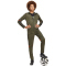 adidas Squadra 25 Trainingshose Kinder JN7840 - night cargo/black/semi impact orange 176