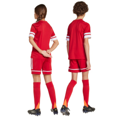 adidas Squadra 25 Fußballshorts Kinder JN5456 - team power red 2/team power red 2/white 140