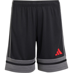 adidas Squadra 25 Fußballshorts Kinder JN4448 - black/team grey four/pure ruby 140
