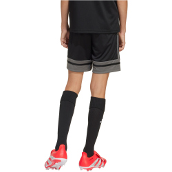 adidas Squadra 25 Fußballshorts Kinder JN4448 - black/team grey four/pure ruby 140