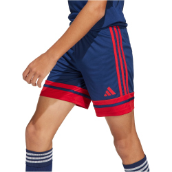 adidas Squadra 25 Fußballshorts Kinder JJ2428 - team navy blue 2/team power red 2 140