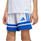 adidas Squadra 25 Fußballshorts Kinder JJ2425 - white/team royal blue 128
