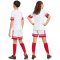 adidas Squadra 25 Fußballshorts Kinder JJ2424 - white/team power red 2 116