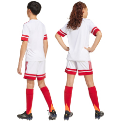 adidas Squadra 25 Fußballshorts Kinder JJ2424 - white/team power red 2 128