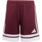 adidas Squadra 25 Fußballshorts Kinder JC8665 - team maroon 2/white 116