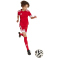adidas Squadra 25 Fußballtrikot Kinder JJ0051 - team power red 2/white 128