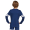 adidas Squadra 25 langarm Fußballtrikot Kinder JJ0049 - team navy blue 2/white 116