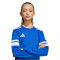 adidas Squadra 25 langarm Fußballtrikot Kinder JJ0046 - team royal blue/white 116