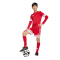 adidas Squadra 25 langarm Fußballtrikot Kinder JJ0041 - team power red 2/white 116